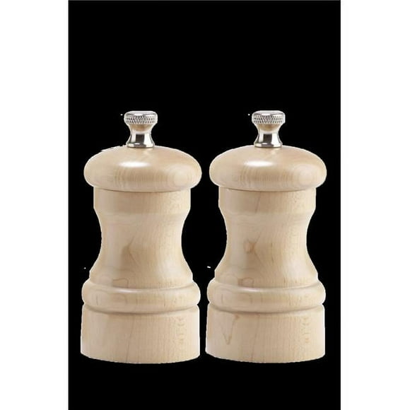 Chef Specialties 4302 4 in. Capstan Pepper Mill Salt Mill Set