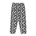 thumbnail image 5 of Goofa Tulips Flowers Printed Soft Pajama Pants for Women, Wide Leg Comfy Casual Lounge Yoga Pants-Large, 5 of 9