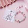 thumbnail image 2 of Pulsera MIXJOY con unicornio rosa, regalo para nieta, 2 of 6
