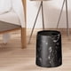 thumbnail image 5 of Bote de basura con tapa abierta, bote de basura moderno y sencillo, cubo de basura para cocina, bote de basura para restaurante, apartamento, sala de Negro 12L, 5 of 8
