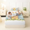 thumbnail image 4 of Erosebridal Rabbit Eggs Kids Twin Sheet Sets, Happy Easter Bedding, 3-Piece, 4 of 5