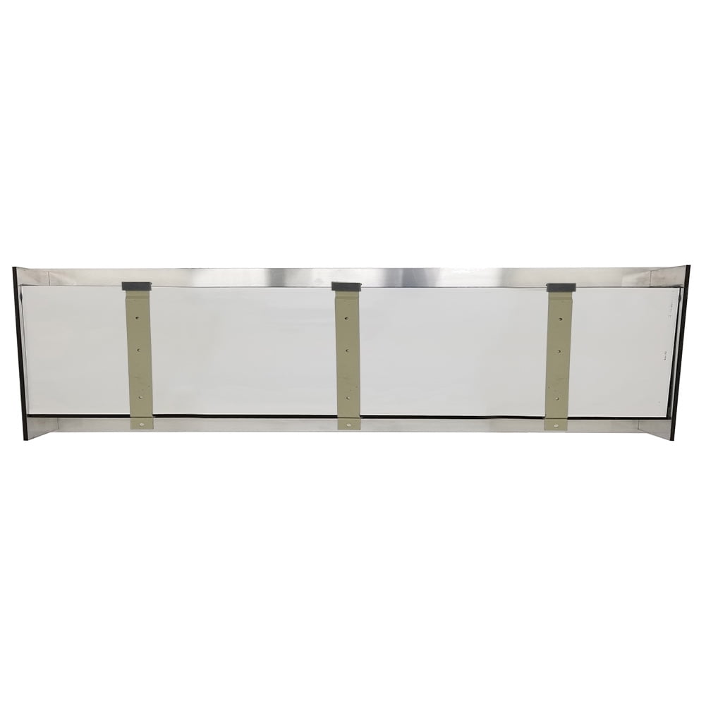 Aussie Aquariums 2.0 Wall Mounted Aquarium - Panoramic - Brushed Black