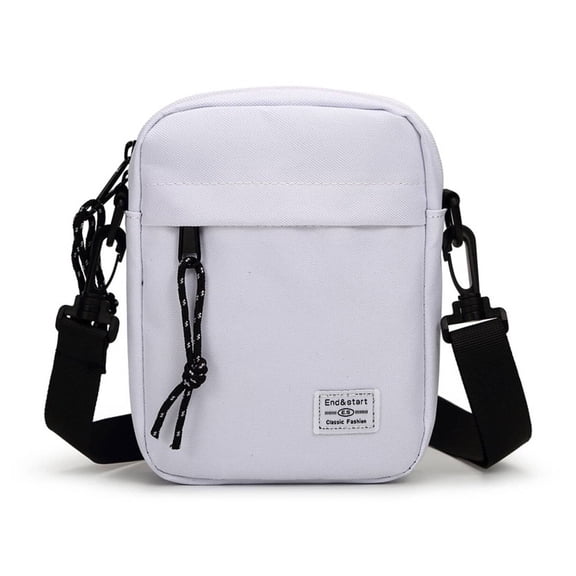 GASTROPOD Canvas Crossbody Bag With Adjustable Strap, Multi-Compartment, Lightweight And Versatile For Casual Fashion