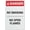Warning Sign 1, variant on No Smoking Cylinder Storage Area With Icons Sign 8"x12" Rust Free Aluminum - UV Printed Outdoor Yard Sign for Home Business Driveway Alert, Cylinder Smoking Sign
