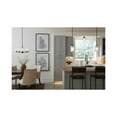 thumbnail image 2 of Adley Collection One-Light Matte Black Clear Glass New Traditional Flush Mount Light, 2 of 10