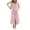 *Pink, variant on VBVC Women's Gingham Button Down Shirt Dress , Ladies' Puff Sleeve Belted Waist Midi Dress , Summer Plaid Vacation Party Dress For Women,Black,S-2XL
