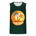 thumbnail image 4 of Blczomt Mens Workout Tank Tops Sleeveless Gym Tees Muscle Beach Graphic Green Workout Mens Fashion, 4 of 4