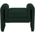 thumbnail image 3 of Meridian Furniture Banc en Tissu Vert Stylus, 3 of 7
