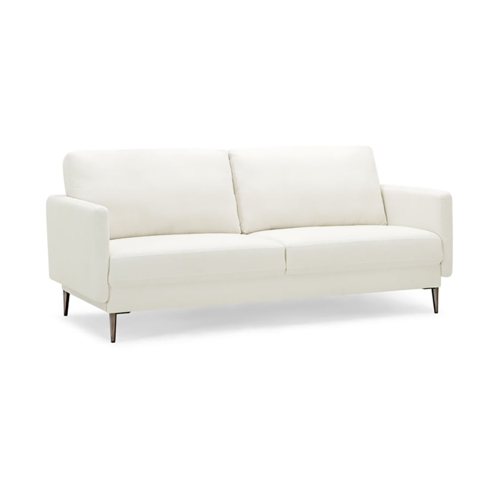 Finihen Convertible Sleeper Sofa Bed, Sectional Couch, Loveseat Sofa, Modern Loveseat with Comfy Backrest Cushions, for Living Room, Bedroom, White Finihen Convertible Sleeper Sofa Bed, Sectional Couch, Loveseat Sofa, Modern Loveseat with Comfy Backrest Cushions, for Living Room, Bedroom, White