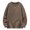 Coffee, variant on Fgnfyis Male Autumn and Winter Reversible Velvet Thermal Sweatshirt Round Neck Slim Long Sleeve T Shirt Base Shirt Mens Tops White XXXXXL