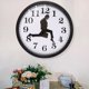 thumbnail image 3 of Reloj de pared moderno Sunnimix 10 pulgadas silencioso decorativo Negro, 3 of 8