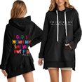 thumbnail image 1 of WILLBEST Vestidos Casuales Para Mujer 1 Sudadera Con Capucha Y Letras Estampadas Informales Para Mujer, 1 of 3