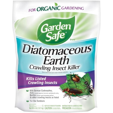 Brand Crawling Insect Killer Containing Diatomaceous Earth, 4 Pounds, Kills Cockroaches, Ants and Other Listed Crawling Insects by Contact, For Use Indoors & Outdoors