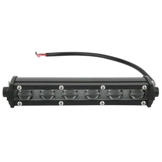 Barra de luces LED de una sola fila ultradelgada de 8 pulgadas Accesorio para automóvil con IP67 para vehículos todoterreno