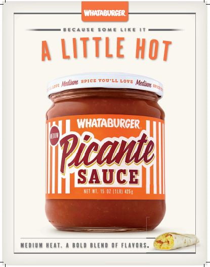 Whataburger Picante Sauce 15oz