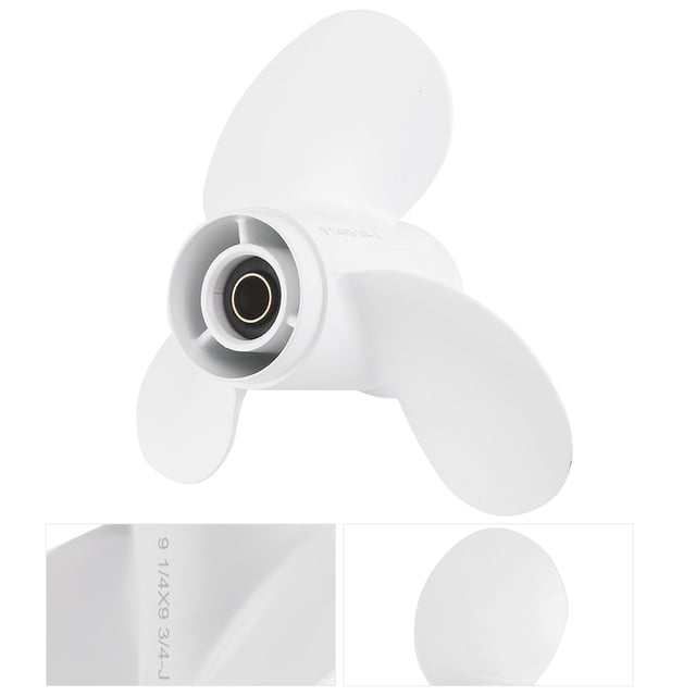 Hélice Fueraborda Marina Marina 9 1/4 X 9 3/4 Pulgadas 3 Cuchillas 683-45952-00-EL Apto Para 9.9-15HP