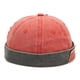 thumbnail image 1 of Xiao Hua Gorro de estibador desgastado con parche para hombre, estilo hip hop (naranja), 1 of 5
