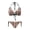 Bohemian Geometric Tribal Pattern, variant on Chririnla Women's Halter Triangle Bikini Set - Southwestern Geometric Diamond Print, Tie Side Bottoms - Sexy Quick Dry Swimwear for Beach Vacation & Pool Party