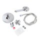 thumbnail image 1 of 2025 Chic Bathroom Accessory, Stainless Steel Shower Hose, Flexible Shower Hose Extension, Durable Chrome Shower Hose for Modern Bathrooms, 1 of 5