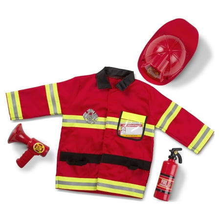 UPC: 0000772048347 | Melissa & Doug Fire Chief Costume Role Play Dress-Up Set (6 pcs)