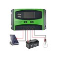 thumbnail image 3 of Solar Charge Controller 30A PWM 12V 24V LCD Display Solar System Controller Dual USB Output Panel Battery Charger Regulator, 3 of 8