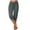 *Dark Gray, variant on Women's High Waisted Drawstring Capri Leggings ,Slim Fit Casual Athletic Pants with Pockets Black,Womens Plus L