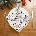 thumbnail image 2 of GZHJMY Cute Koala Cloth Napkins Set of 4, Reusable Washable Oversized Table Napkins for Family Wedding Dinner Party Home Decor, 20 Inch Decorative Washcloths, 2 of 7
