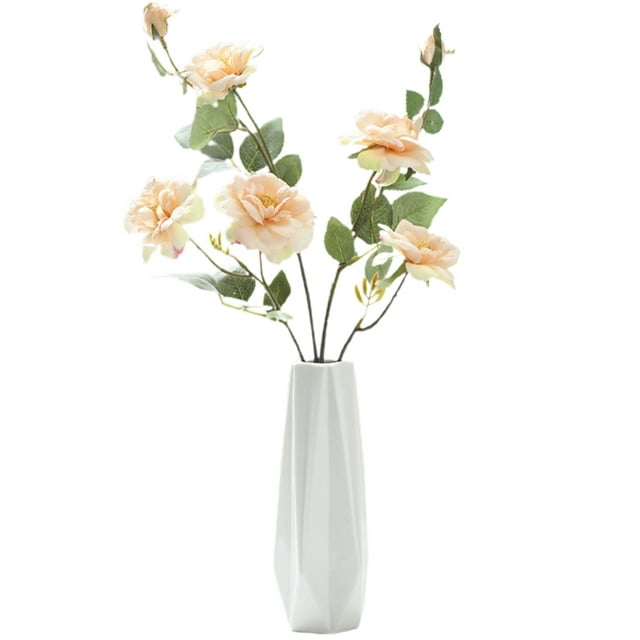 Flower Vase Ceramic Elegant: Decorative Modern Bud Vase Plant Vase Tabletop Vase