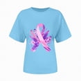 thumbnail image 4 of Towmus Women Breast Cancer T Shirts Short Sleeve Crew Neck Tshirts Ribbon Graphic Tees Cancers Awareness Shirts Gifts for Blouse Survivor, 4 of 5