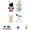 thumbnail image 5 of Calico Critters Nursery Friends - Trio de soirée pyjama, ensemble de 3 figurines de poupée à collectionner avec accessoires, 5 of 5
