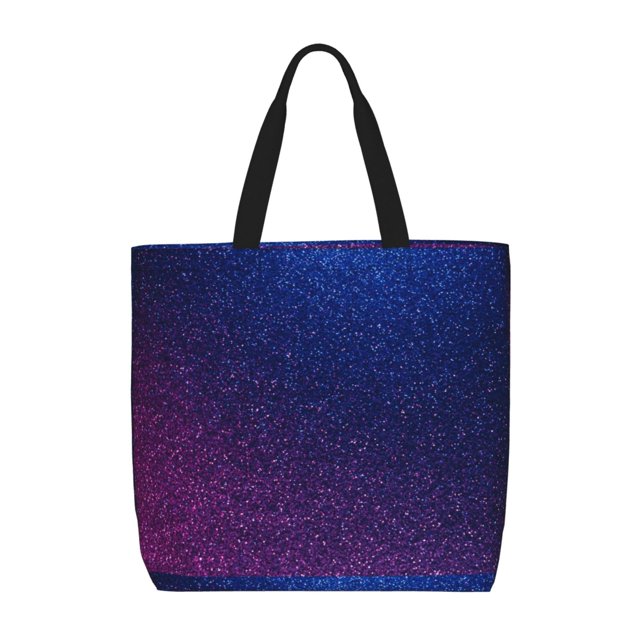 Balery Neon Glitter Bolsa de Mano para Mujeres con Cremallera, Bolsa de Gimnasio con Compartimentos, Bolsa para Laptop, Bolsa para Trabajo