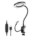 thumbnail image 1 of LED Clip-On Magnifying Glass Lights Reading Work Learning Desk Lamp Electronic Computer Board Repair Lamp, 1 of 8