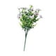 thumbnail image 2 of Ramo de flores violetas artificiales, selección de plantas falsas, vegetación de exterior, eucalipto Blanco, 2 of 9