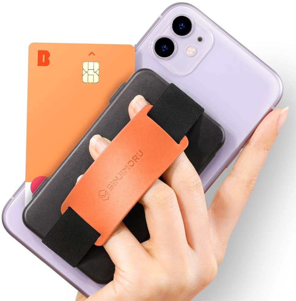 Phone Grip Sinjimoru Card Holder With Phone Stand, Secure Otterbox