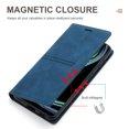 thumbnail image 3 of Jiahe Cover For Samsung Galaxy A14 6.6 inch Wallet Case,Magnetic Shockproof Flip Leather with Card Holder Kickstand Case Cover,Blue, 3 of 7