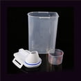 thumbnail image 3 of Methold Contenedor de comida para mascotas, juego de contenedores de almacenamiento para perros y gatos, dispensador de comida seca, fácil de verter con Suministros de alimentación y agua para Methold PT000884-00, 3 of 6