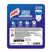 Harpic Flushmatic In-Cistern Toilet Cleaner Blocks Citrus + Marine - 100gm Pack of 6 Lasts Upto 240 Flushes