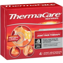 ThermaCare Advanced Multi Purpose Joint Pain Temporary Relief Therapy Heatwraps, 4 Count