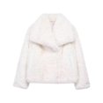 thumbnail image 2 of WRKEKC Coats for Women Solid Color Long Sleeve Warm Winter Faux Fur Lined Outerwear Coat for Cold Weather, 2 of 3
