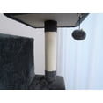 thumbnail image 5 of Vibrant Life Heavy Duty 8-Level 66" Cat Tree with Scratching Ramp, Two Condos and Hammocks, Dark Gray, 5 of 9