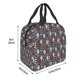 thumbnail image 3 of Disketp Forest Cute Owl for Insulated Lunch Bag for Women and Men, Perfect for Work, Hiking, Picnic, 3 of 8