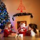 thumbnail image 4 of 2 Piezas Pegatinas de Árbol de Navidad Letras Pegatinas Removibles Calcomanías de Pared de PVC Mural Decoración de Ventana para Suministros de Decoración del Hogar de Navidad (Rojo) ER, 4 of 5