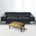 thumbnail image 2 of Shades of Brown Southwest Lodge Jute Ottoman, 2 of 5