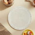 thumbnail image 4 of hulanddfd Woven Placemats, Round Table Mat-Woven for Kitchen and Dining Decor Heat Insulation Pad for Kitchen or Cooking White, 4 of 5