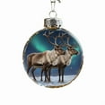 thumbnail image 2 of FYHALE Christmas Ornaments Cute Reindeer Xmas Tree Decorations Winter Hanging Ornaments Cute Cartoon Deer Ornaments for Holiday Christmas Tree Hanging Party DIY Decoration(C), 2 of 3