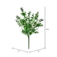 thumbnail image 2 of Vickerman 14.5" Artificial Purple and Green Money Leaf Bush 2/pk, 2 of 3