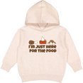 thumbnail image 2 of Inktastic I'm Just Here for the Food Toddler Hoodie, 2 of 4