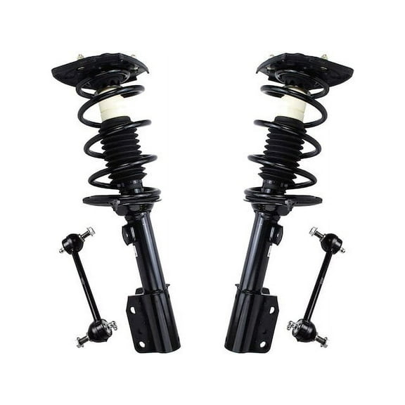Rear Strut Assembly and Sway Bar Link Kit - Compatible with 2000 - 2011 Chevy Impala 2001 2002 2003 2004 2005 2006 2007 2008 2009 2010