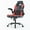 Red, variant on edx Gaming Chair, Computer Chair Ergonomic Office Chair PU Leather Desk Chair Executive Adjustable Swivel Task Chair with Flip-up Armrest