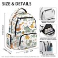 thumbnail image 7 of Aplkyhs Backpack for Girls Boys Age 6-18 Just A Girl Who Loves Football School Bag Lightweight Water Repellent Student Bookbag Cartoon Dinosaur, 7 of 7